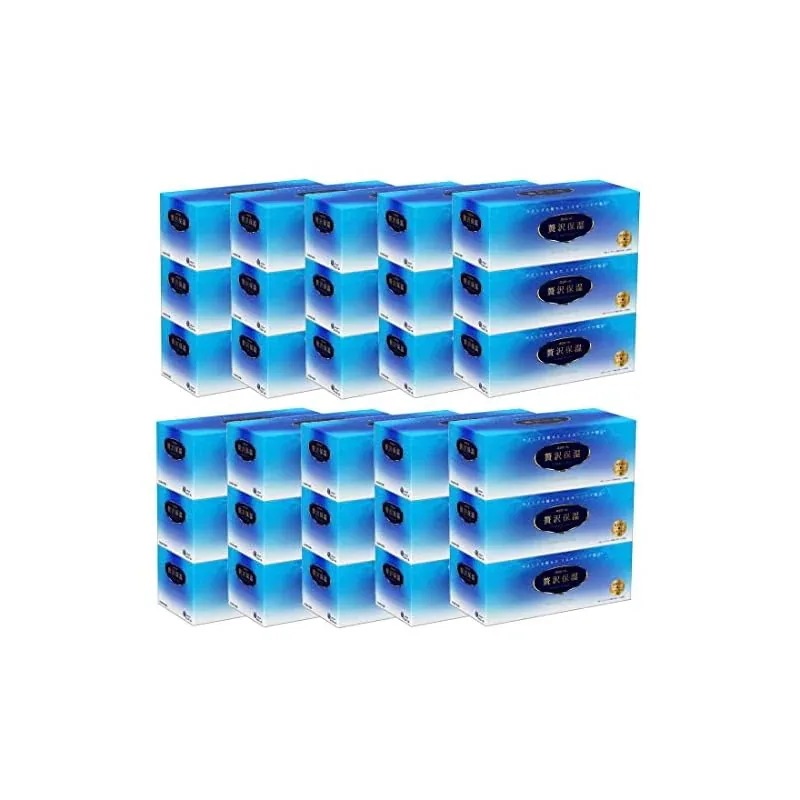 即納エリエール 箱ティ 贅沢保湿 ホワイト 200組×30箱(3箱×10パック) パルプ100%ケース販売 カートン