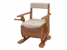アロン化成 家具調トイレ セレクトR ひじかけノーマル 幅:ワイド ソフト/脱臭 533860
