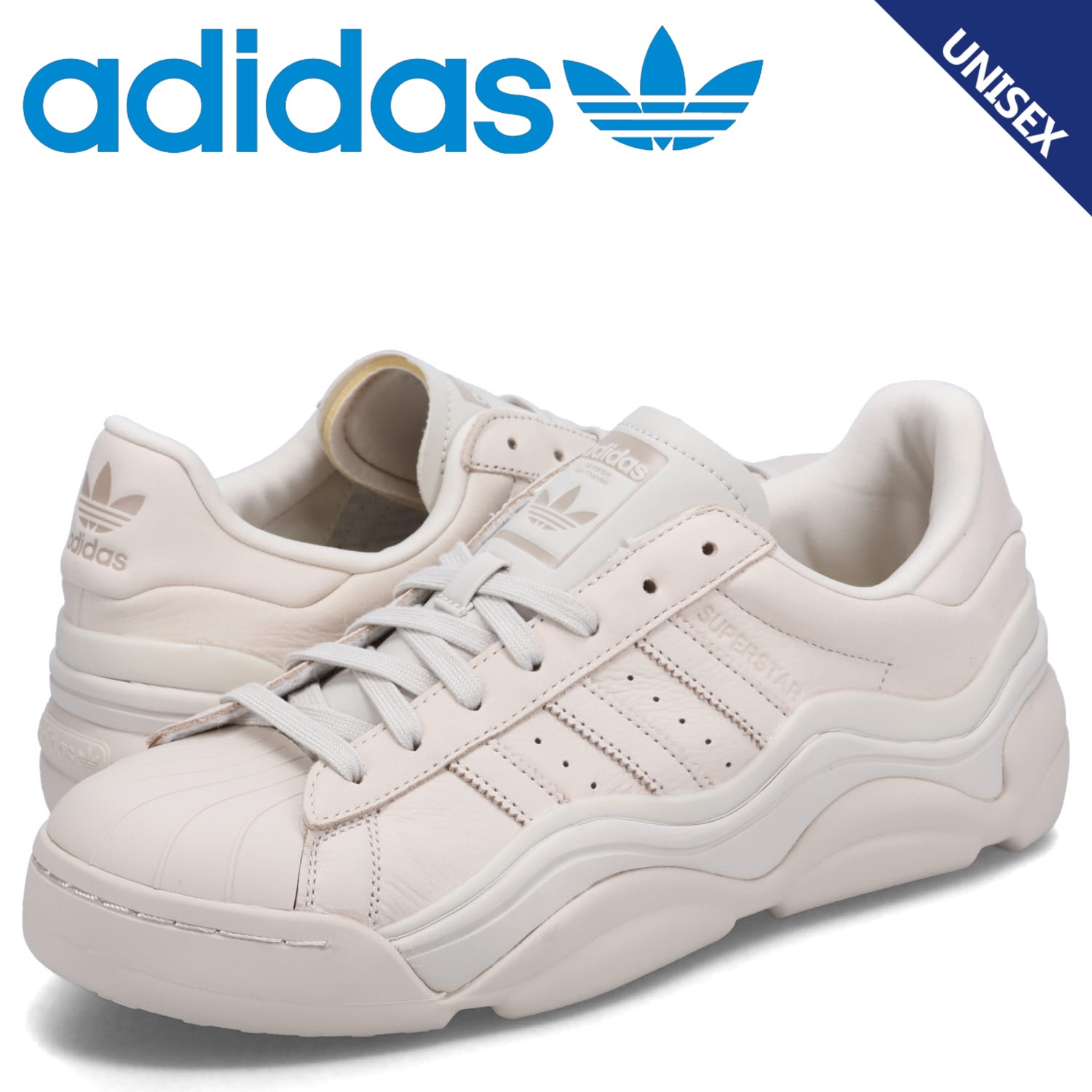 スニーカー メンズ レディース ベージュ IE7370