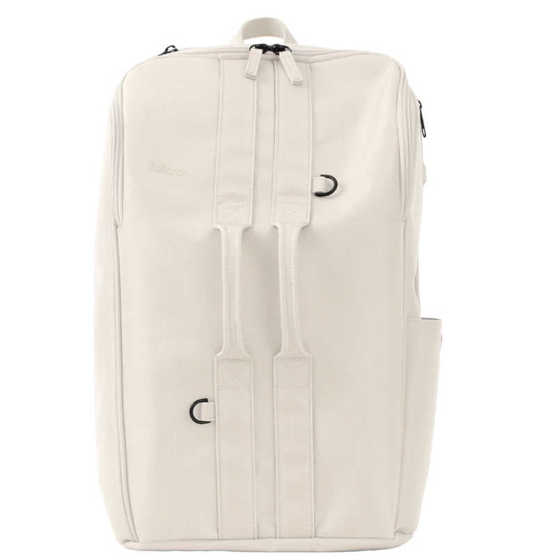 FULCRO　カジュアルリュック PC対応 15inch A4 16L 撥水 アイボリー　fma-0006-IV