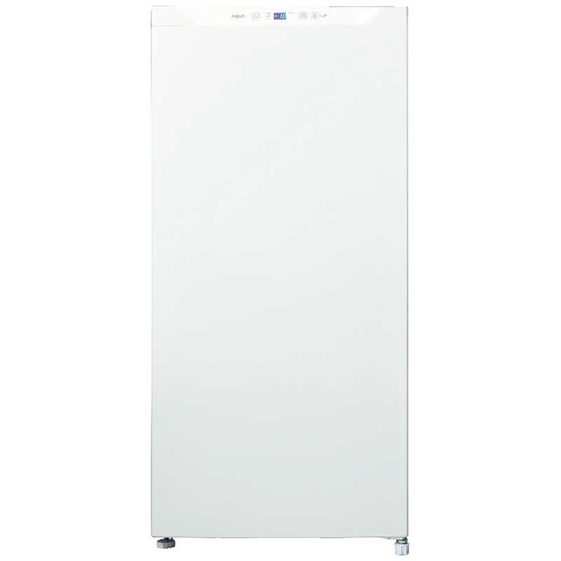 アクア　AQUA　冷凍庫 1ドア 93L 右開き 冷凍冷蔵切替 ファン式 幅48cm サテンホワイト　AQF-FA9R-W（標準設置無料）