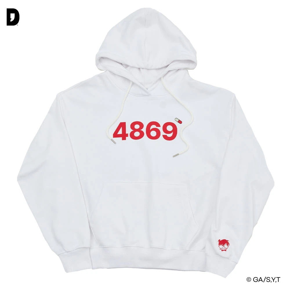 [名探偵コナン] アポトキシン 4869 フーディーTシャツ / [명탐정 코난] 아포톡신 4869 후드 티셔츠 / 韓国限定
