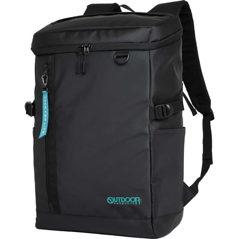 OUTDOOR　ボックスリュック スクールリュック 通学 通勤 大容量 35L 15.6インチ PC対応 撥水 ブルー/ブラック　OD-11193-BLBK