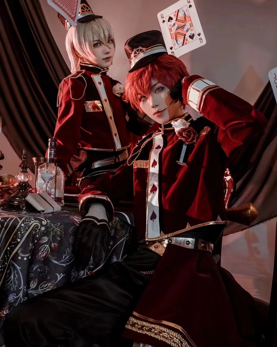 ES あんさんぶるスターズ ALKALOID Valkyrie「Artistic Partisan」 全員 白鳥藍良 風早巽 礼瀬マヨイ 天城一彩 コスプレ衣装 コスチューム