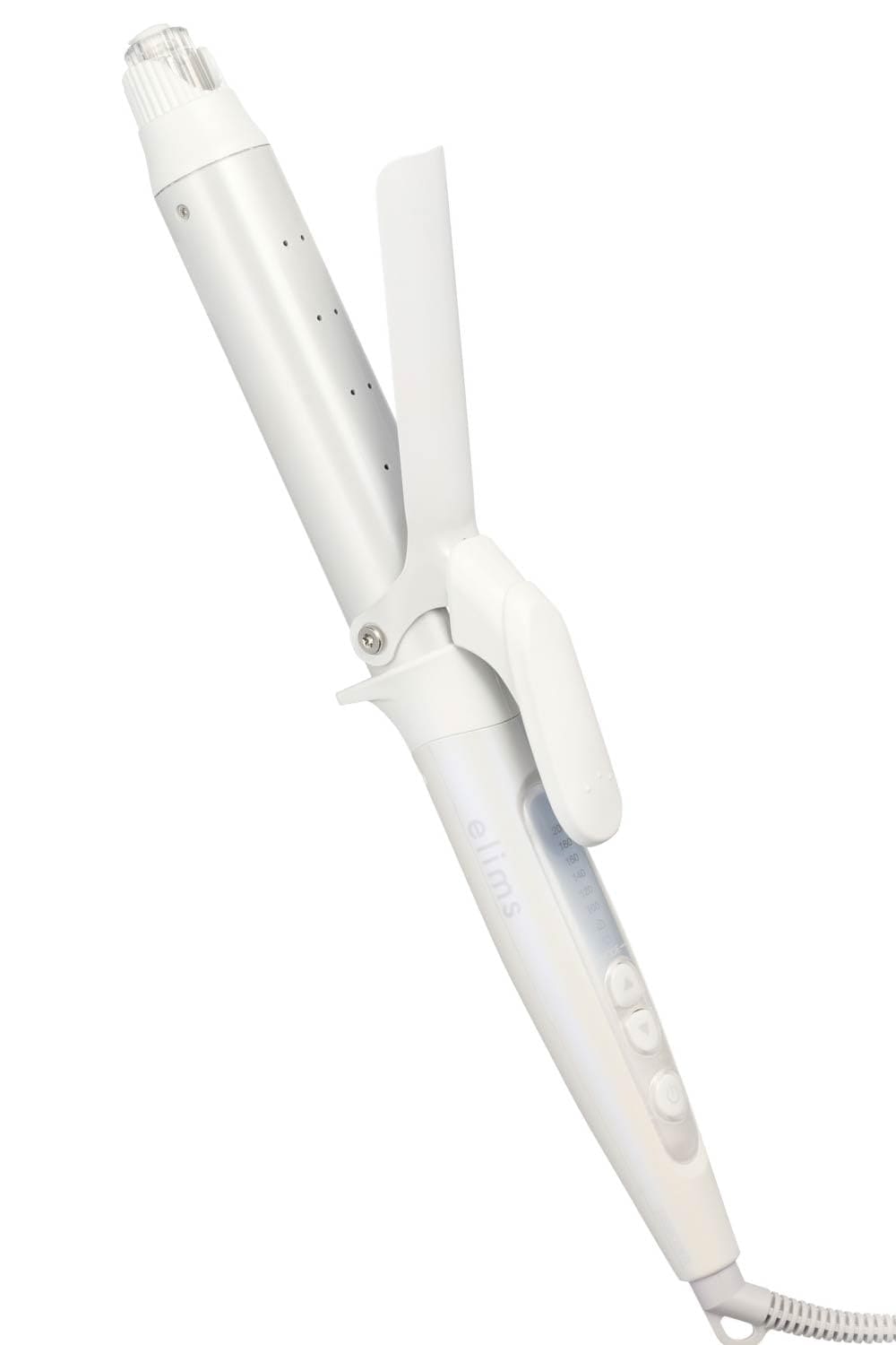 テスコム ヘアアイロン コテ 32mm マイナスイオン 【 モイストキープモード搭載 】 海外対応 温度調整/ロック/メモリー機能 自動OFF ラク抜きプラグ シェルホワイト TM453B-W