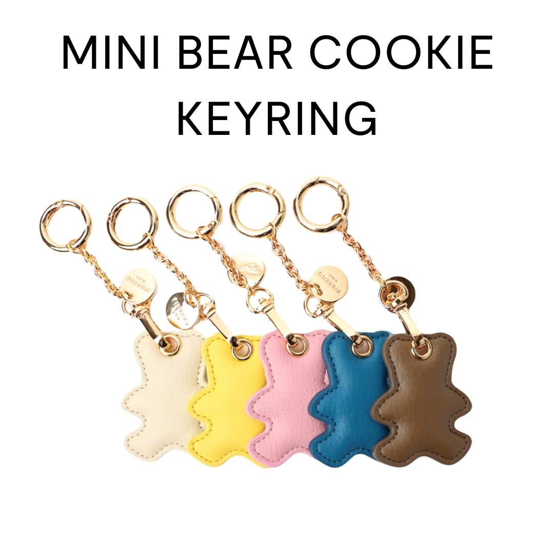 MINI BEAR COOKIE KEYRING / クマ型のキーリング（ミニサイズ）