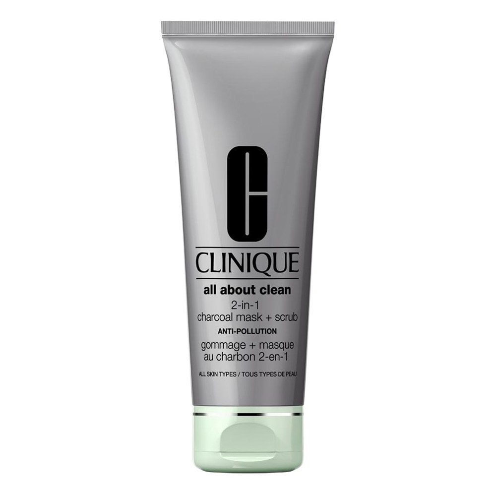 クリニークオールアバウトクリーン2in1チャコールマスク+スクラブアンチポール