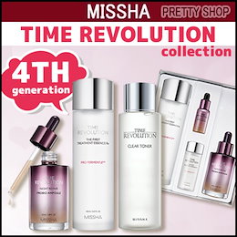 ★Missha★タイムレボリューションベストヒットアイテムファーストトリートメントエッセンス/ナイトサイエンスエッセンス