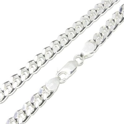 シルバー喜平チェーン 幅約6.5mm 60cm シルバーチェーン ネックレスチェーン 鎖