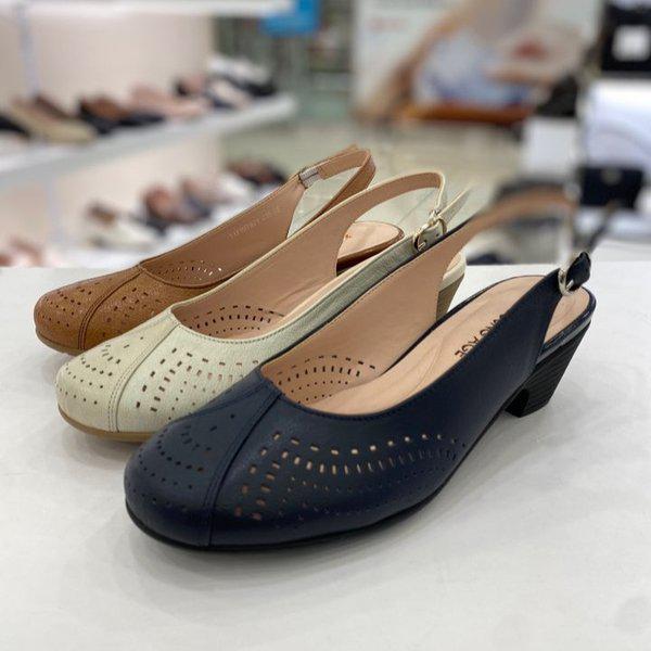 女性パンチングスリングバック YAFMTS62012NYCAIV HFGI1A GN_GN