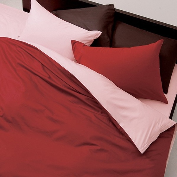 西川 2187-20290 PI ピンク/レッド mee(ミーィ) ME00 [掛け布団カバー ダブル (190210cm)]