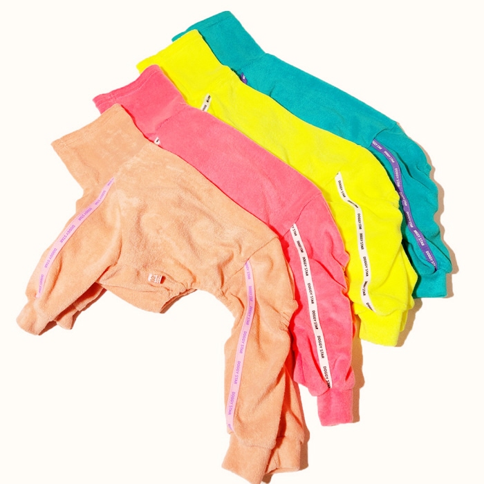 ウィペット服 3XL タオル地 ロンパース つなぎ 中型犬 大型犬 春 初秋 秋 イタグレ服