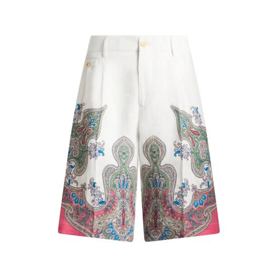 ETRO Men Shorts 99SP304 MREB0014 X0860 WHITE