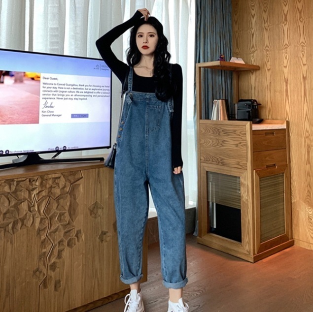 オーバーオール デニムオーバーオール マタニティワンピース マタニティパンツ ボトムス パンツ ワンピース オールインワン サロペット ワイドパンツ ストレートパンツ テーパードパンツ 膝下 ロング