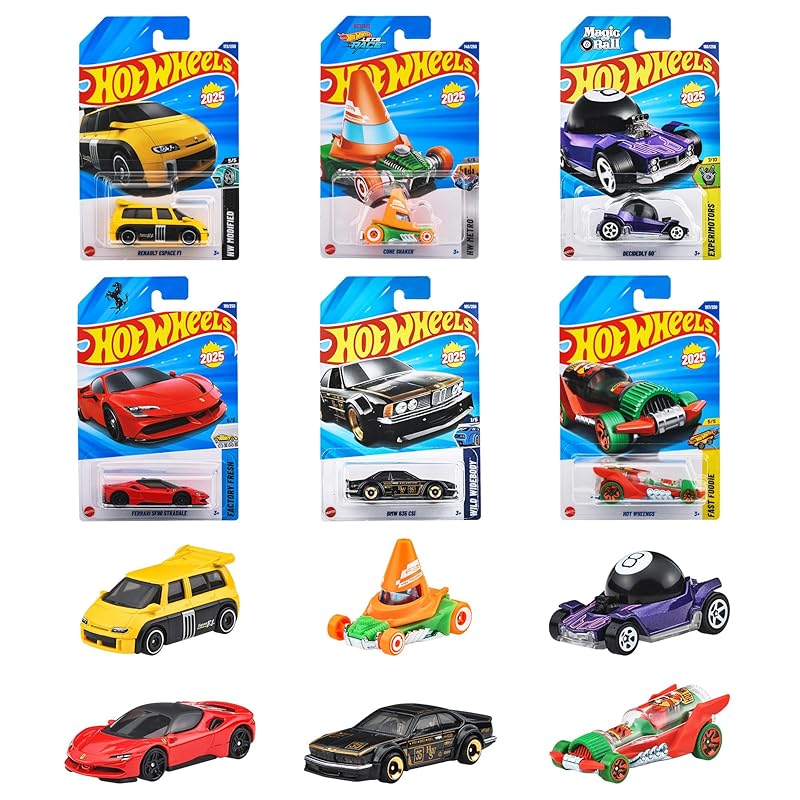 ホットウィール(Hot Wheels) ベーシックカー Jアソート 乗り物おもちゃ ミニカー 36台入り BOX販売 3歳から マルチ C4982-98PJ