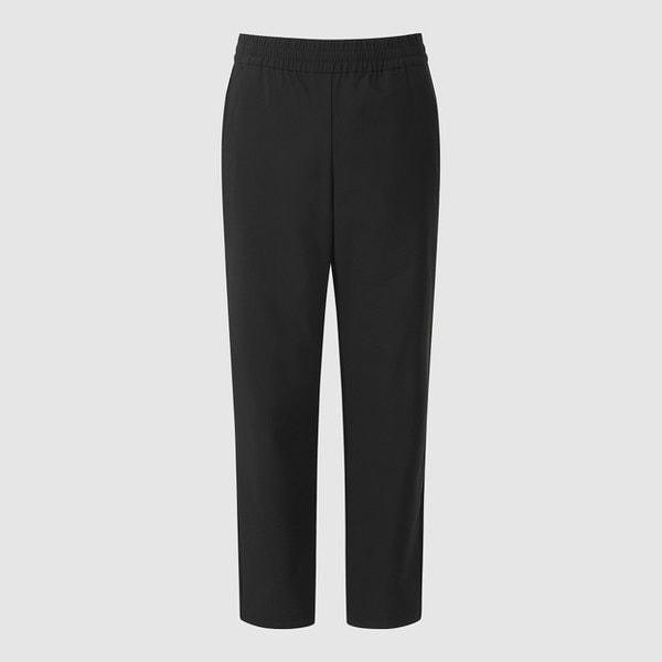 [] テーパードフィットウーブンパンツ BLK / QR123EPT11 / 男女共用