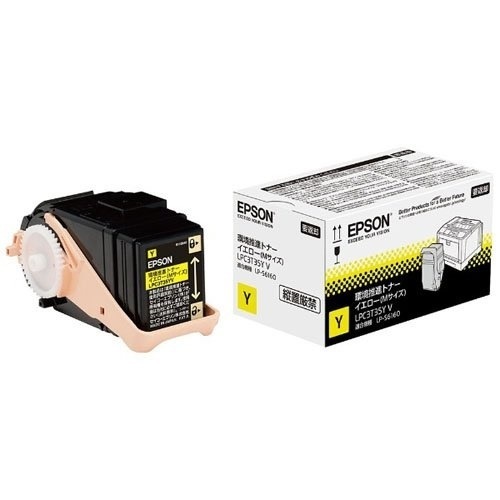 （まとめ買い）純正 環境推進トナー イエロー Mサイズ 3700ページ LPC3T35YV [x3]