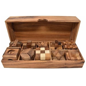 木製パズルゲーム 10個セット