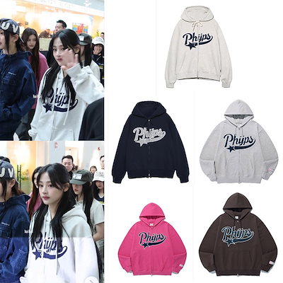★Newjeans ミンジ★PHYPS★韓国 PHYPS STAR TAIL HOODIE ZIP UP ☆Newjeans ミンジ☆PHYPS☆韓国 PHYPS STAR TAIL HOODIE ZIP UP
