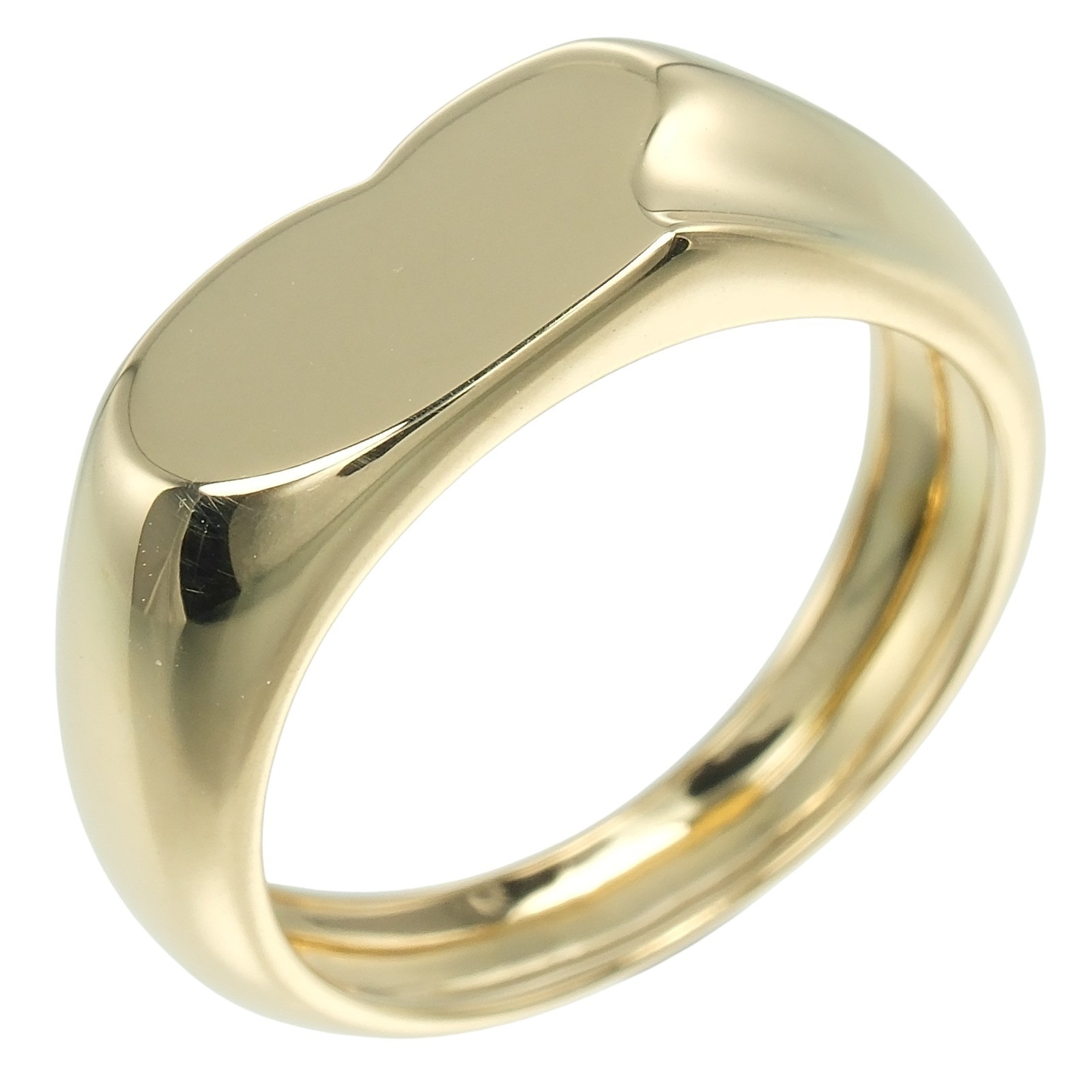 フルハート リング・指輪 K18イエローゴールド 6号 約3.86g レディース 中古品 Aランク