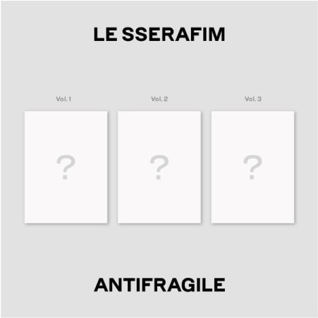 (3種セット) LE SSERAFIM 2ndミニ [ANTIFRAGILE]