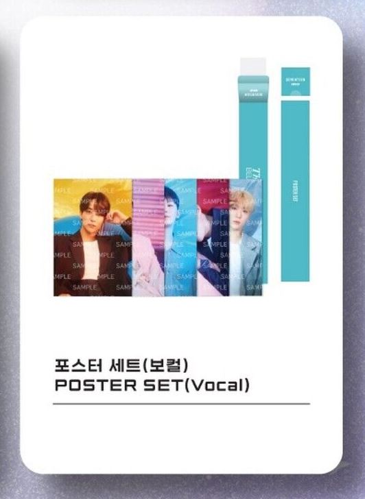 (未開封新品) SEVENTEEN THE DAYDREAM BELIEVERS：夢ついにOFFICIAL GOODS VOCAL POSTER SET
