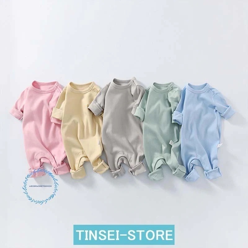 [即納]いまだけの超SALE価格！ ルームウ 子ども服 90cm 80 73 66 59 52 可愛い おしゃれ 赤ちゃん 新生児 子供服 長袖 キッズ カバーオール 男子 女子 ベビー服 春秋冬 綿