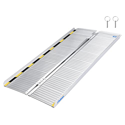 Ruedamann 車椅子用スロープ 長さ152cm 耐荷重300kg 折り畳み式 車椅子スロープ 軽量アルミ製 コンパクト 滑り止め 段差解消 20,051円