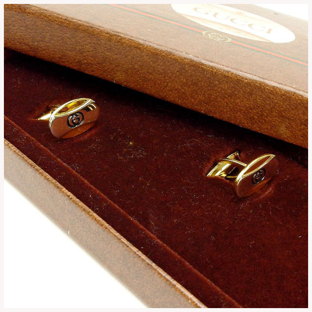 カフス ヴィンテージ ゴールド 中古
