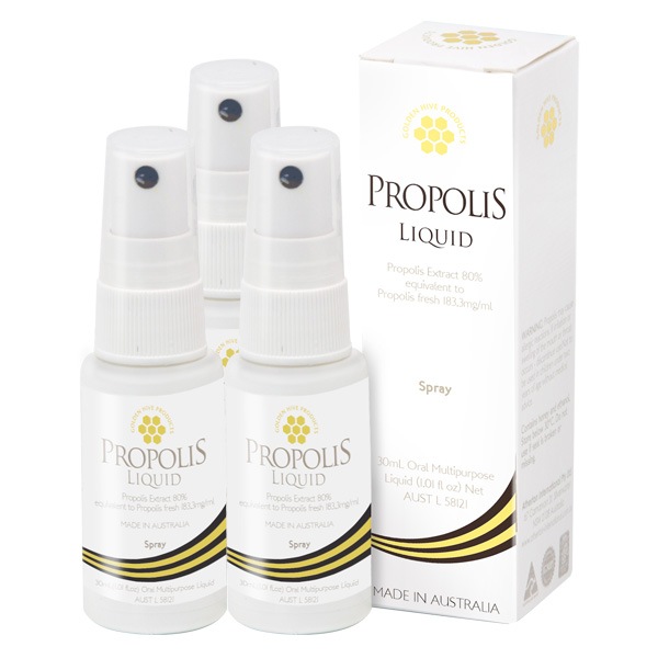 プロポリス リキッド 3本セット スプレータイプ 30ml オーラルスプレー 豊富なフラボノイドなど健康成分 甘味エキス 天然香料 6,768円
