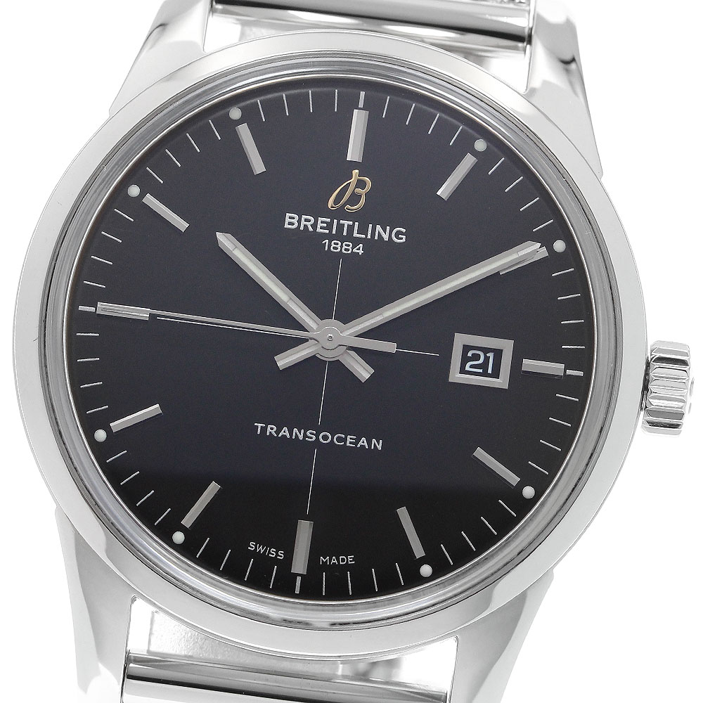 ブライトリング BREITLING A10360 トランスオーシャン デイト 自動巻き メンズ 美品 _905803【中古】