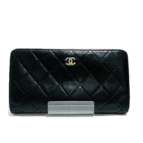 シャネル CHANEL マトラッセ ココマーク 長財布 レディース