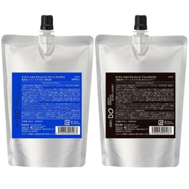 2個セット ドゥ スカルプエッセンス アドバンストグロウ＋ブラックロジスト 200ml 詰替え 発毛 育毛 薄毛 脱毛 エイジングケア スカルプケア