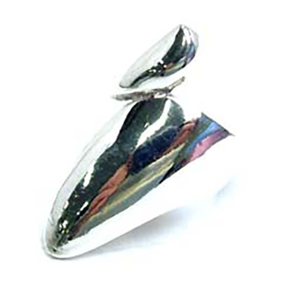 プレーンネイルシルバーリング 13号 14号 爪 シンプル プレーン 刻印あり シルバー925 指輪 プレゼント 男性 女性 親指 人差し指 中指 薬指 小指 本物の銀 sr00000649-xx