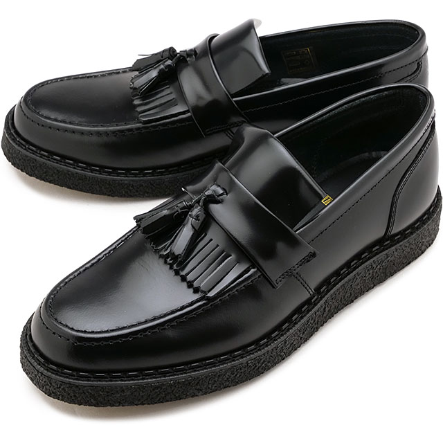 ジョージコックス タッセルローファー レザー [SB8355-102] FP×GEORGE COX TASSEL LOAFER LEA メンズ・レディース 靴 コラボ BLACK