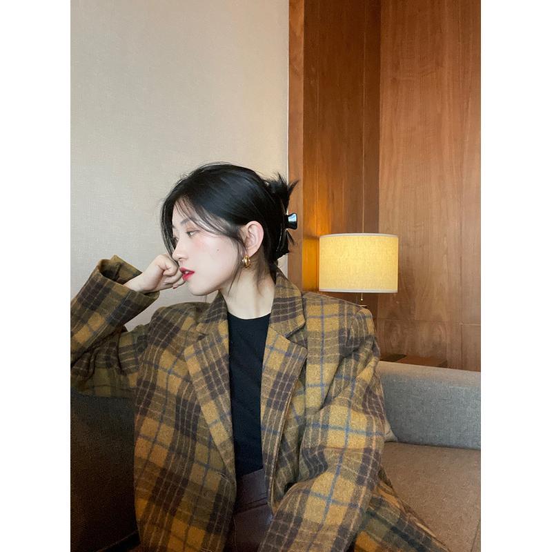 テーラー ドトップス 流行り セミロング 韓国 感 チェスターコート ファッション アジャケット レディース コート