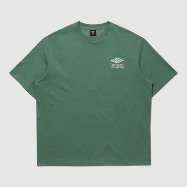半袖Tシャツ NQK UQ221CRS46-BGN アーカイブ トロフィー 半袖Tシャツ/BLUE GREEN
