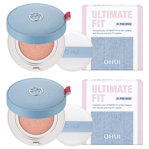 アルティメットフィットトーンアップジーンクッション15g 01号ピンクベージュ 2個 セット割 ピンクツヤ