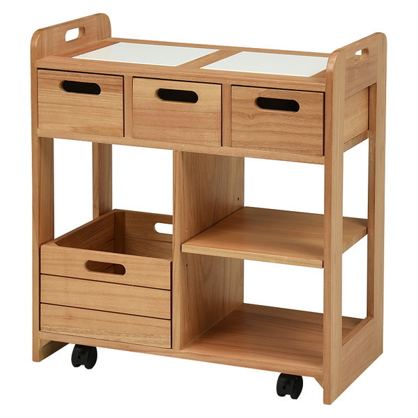 キッチンワゴン(ナチュラル) MUD-6410NA メーカー直送