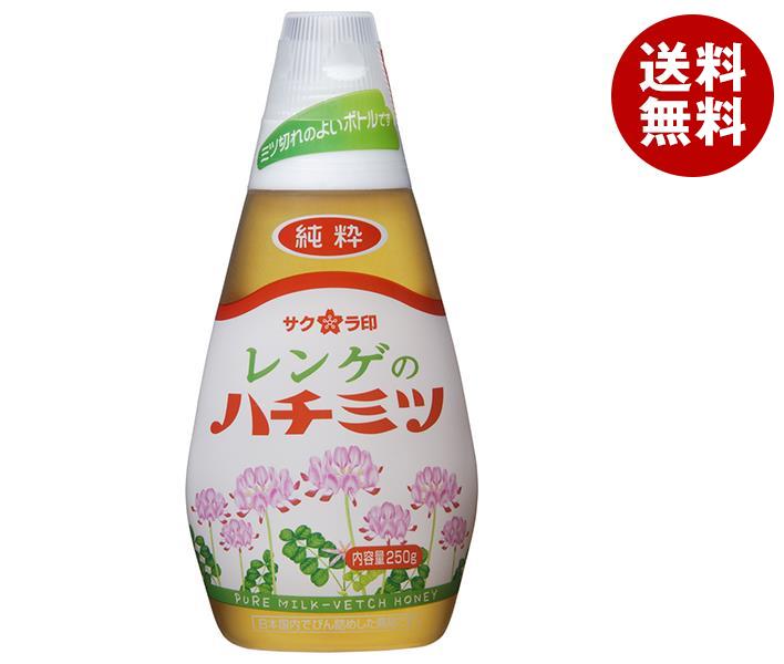 加藤美蜂園 サクラ印 純粋レンゲハチミツ 250g×12本入×(2ケース)