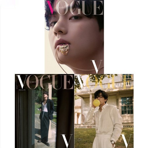 (3種セット) VOGUE KOREA 2022年10月号 表紙：BTS V(D/E/F Type)