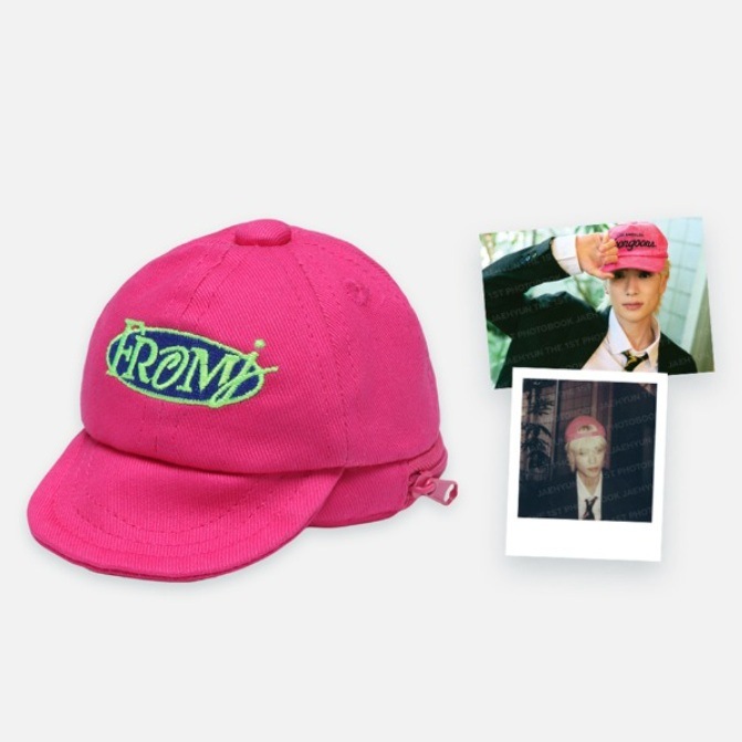 NCT JAEHYUN BALL CAP KEY RING SET - 1ST PHOTOBOOK [FROM J : LOVE ACROSS THE MILES]