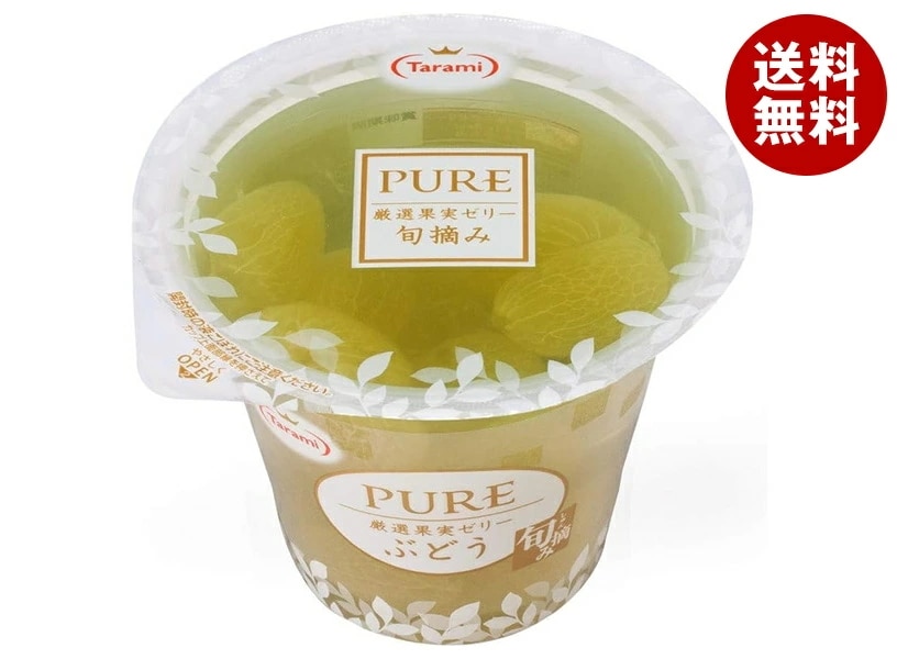 たらみ PURE ぶどうゼリー 270g×18(6×3)個入×(2ケース)