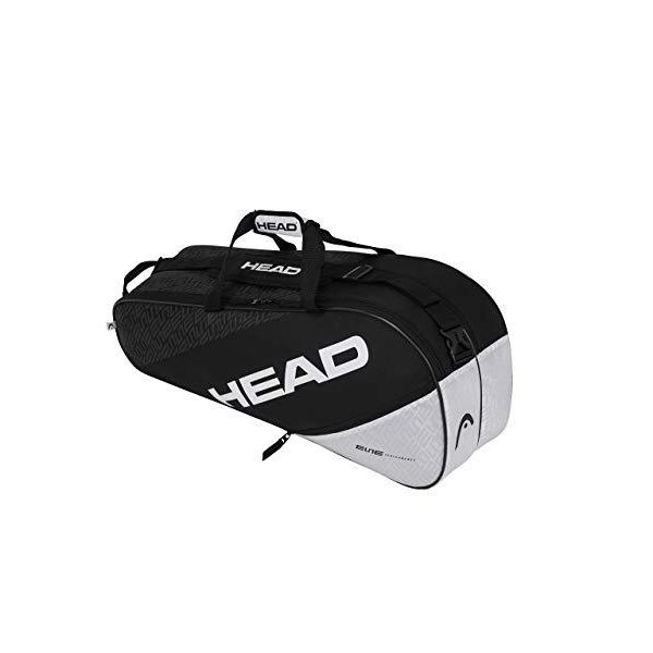 HEAD Elite 6R Combi Tennis Racquet Bag - 6 Racket Tennis Equipment Duffle Bag 並行輸入品