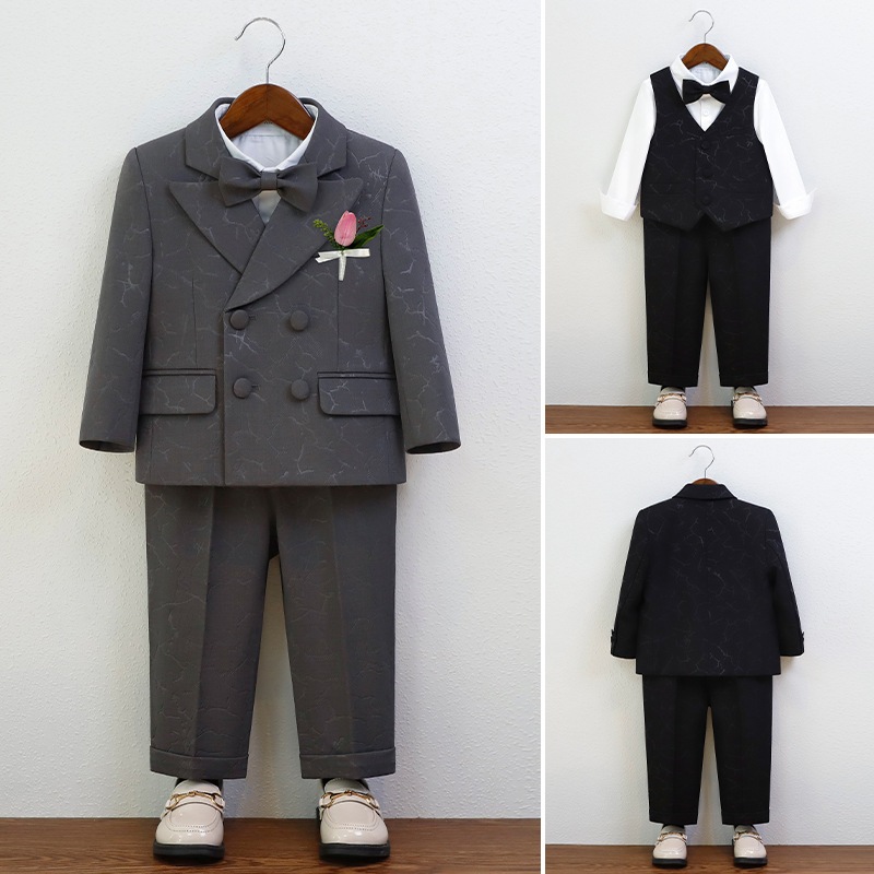 男の子 スーツ セット 英倫 かっこいい フラワーボーイ 礼服 子供 司会 スピーチ 男の子 ピアノ 発表会 スーツ