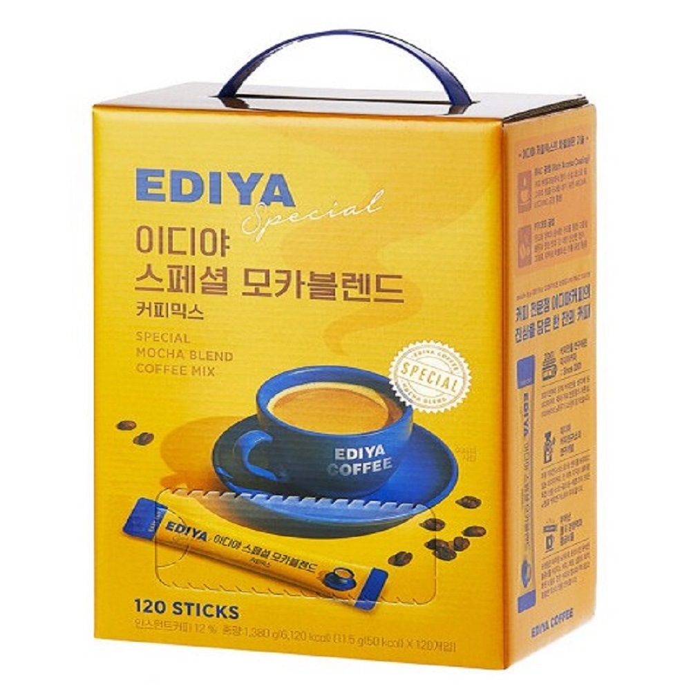 韓国-K MEAL-イディヤ スペシャル モカブレンド コーヒーミックス 120T カフェ 黄金比率 濃いコーヒーの香味 休息 余裕 高品質 コーヒー豆K FOOD 5,685円