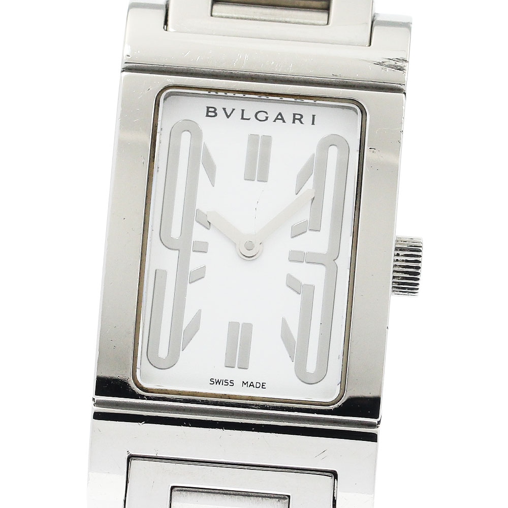 ブルガリ BVLGARI RT39S レッタンゴロ クォーツ レディース _939672【中古】