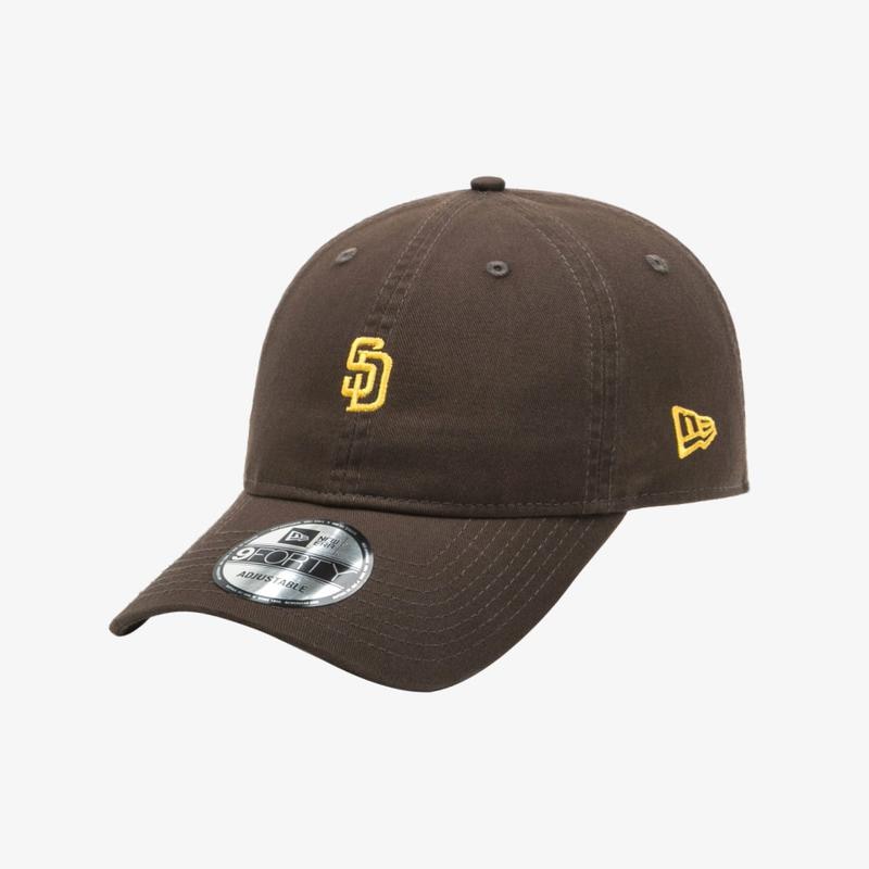MLB サンディエゴ・パドレス ミニロゴ アンストラクチャード ボールキャップ チョコレート 14392416