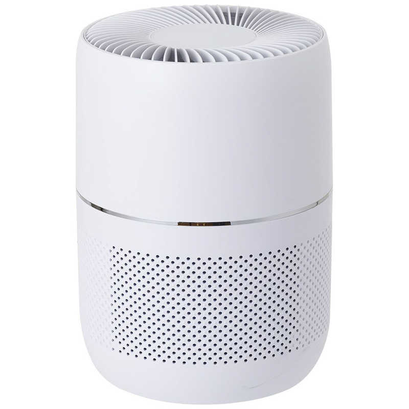 シィーネット　空気清浄機 空気清浄:最大10畳まで PM2.5対応 ホワイト　AAH201WH