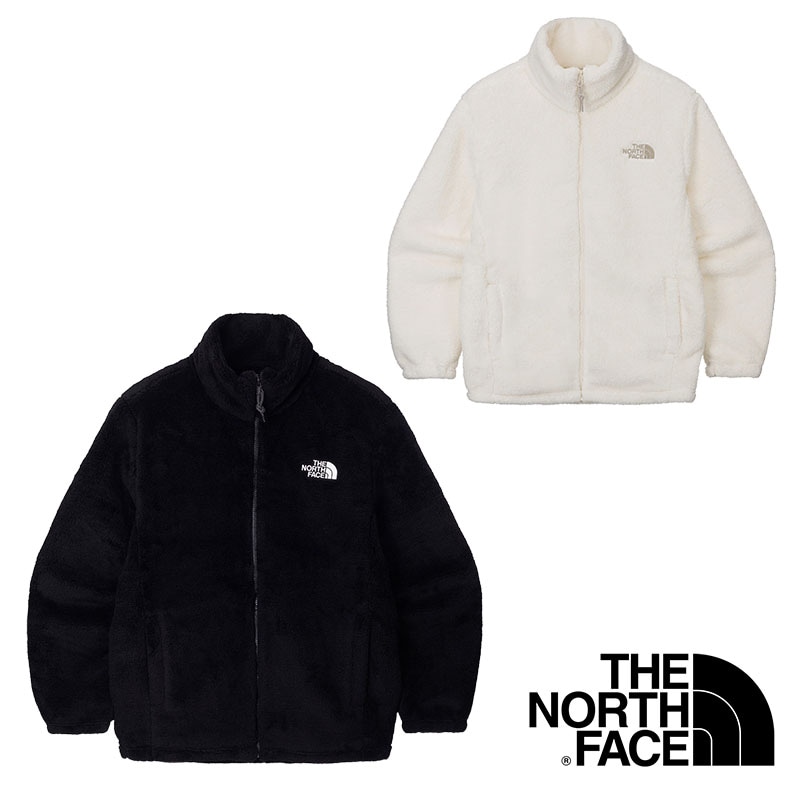NJ4FQ50 COMFY ALPHA FLEECE ZIP UP ホワイトラベル WHITE LABEL フリース ジャケット ボア 起毛 暖か 韓国 限定 肌触り ブラック